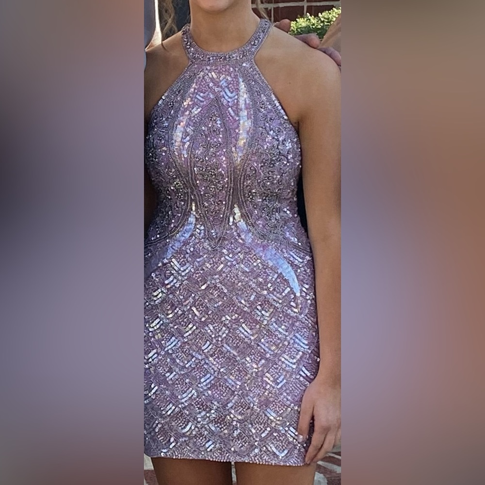 Light purple homecoming dress
